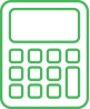 A Green Icon Of A Calculator A Green Icon Of A Calculator
