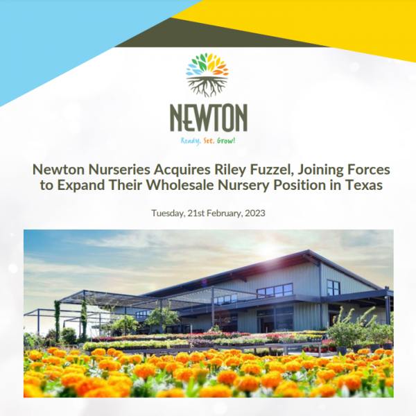 Newton Nurseries acquieres Riley Fuzzel